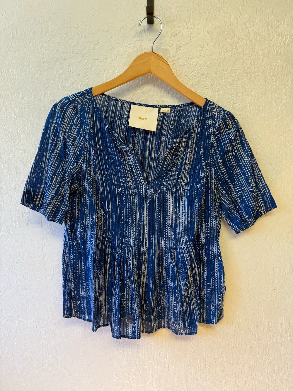 Anthropologie Maeve Orchid Island Top